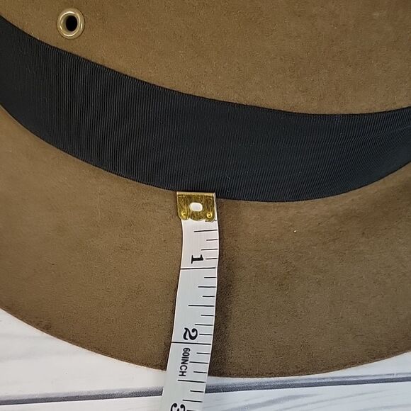 Royal Stetson fedora hat part of The Safari Collection Size 59 ( 7 3/4 ) - Picture 8 of 11